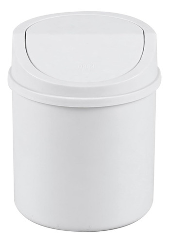 Mini Cubo De Basura De Escritorio 0.5 Litros Blanco