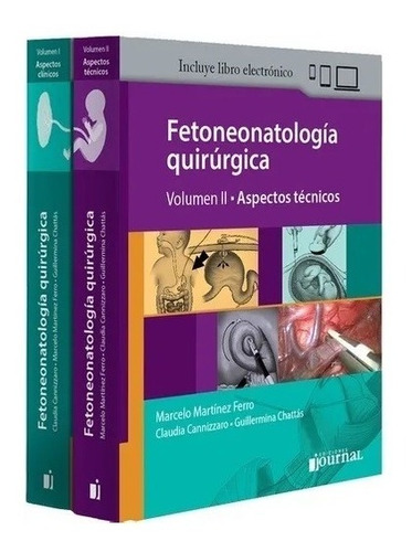 Fetoneonatologia Qirurgica (2 Vols) Martinez Ferro Nuevo!