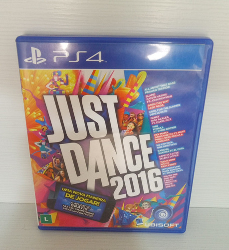 Jogo Ps4: Just Dance 2016 / Mídia Física (original)