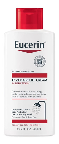 Eucerin Baby Eczema Relief Cream Body Wash 400ml 3 Pack