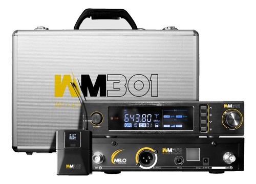 Wm301 Melo Sistema Inalambrico De Body Con 3 Opciones Color Negro