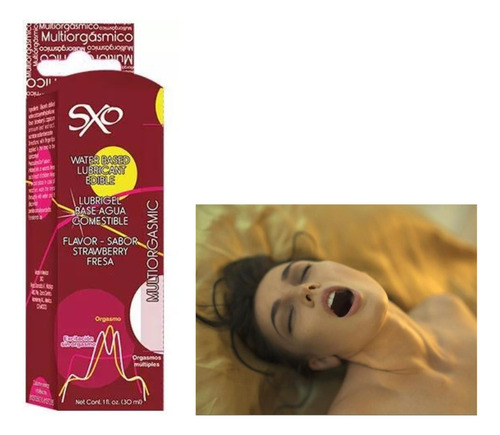 Lubricante Postre Oral Chocolate & Multiorgasmico 30g Chocolate Fresa