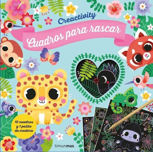 Libro Creactivity. Animales Monisimos. Cuadros Para Rasc