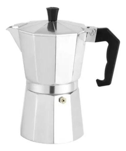 Cafetera Italiana Para 6 Tazas Aluminio Cafe Desayuno 