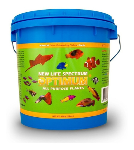 New Life Spectrum Optimum 600gr - Alimento Premium Hojuelas