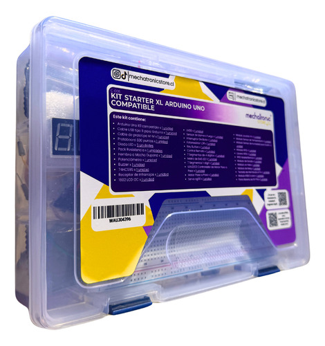 Kit Starter Arduino Compatible Avanzado Con Libro Y Caja