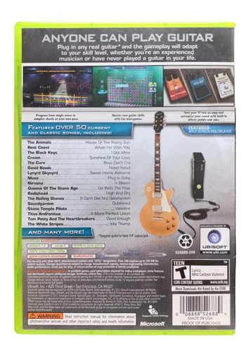 Rocksmith Authentic Guitar Games Xbox 360 (Reacondicionado)