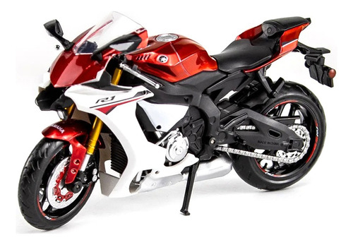 Motocicleta Yamaha Yzf-r1 Escala 1:12