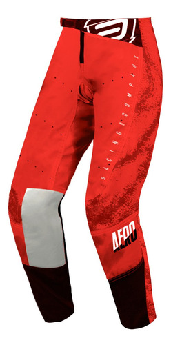 Calça Motocross Cross Asw Podium Piece Vermelho Off Road