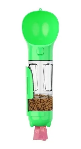 Dispensador Multifuncional Mascotas Agua Comida Bolsa Pala