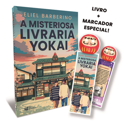 A Misteriosa Livraria Yokai: Com Brinde, De Eliel Barberino., Vol. 1. Editorial Faro Editorial, Capa Mole, Edição 1 Em Português, 2024