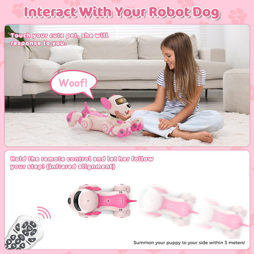 Robot De Juguete Interactivo Para Niños Con Control Remoto