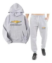 Comprar Conjunto Jogging Gris Algodón Chevrolet Todos Los Modelos