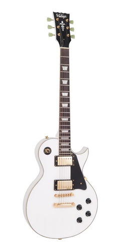 Guitarra Vintage Les Paul Reissued V100 Aw Arctic White