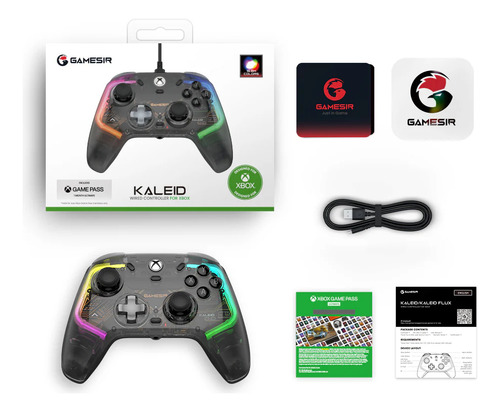 Joystick Con Cable Gamesir Kaleid K1 Para Xbox Negro