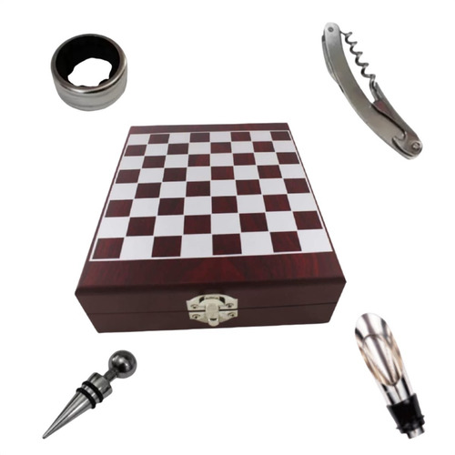 Imagem 8 de 9 de Kit Abridor De Vinho Acessórios Canivete Saca Rolhas Aerador
