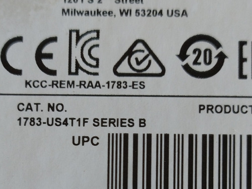 Switch Allen Bradley 1783-us4t1f