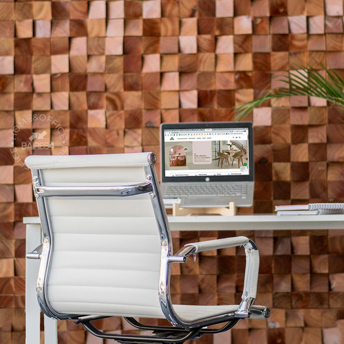 Sillón Alumin Bajo White Edition Homeoffice | Contado