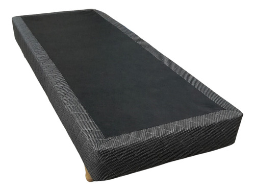 Base Sommier Ayfa Reforzada Resistente 100x190 1 1/2 Plaza Color Negro