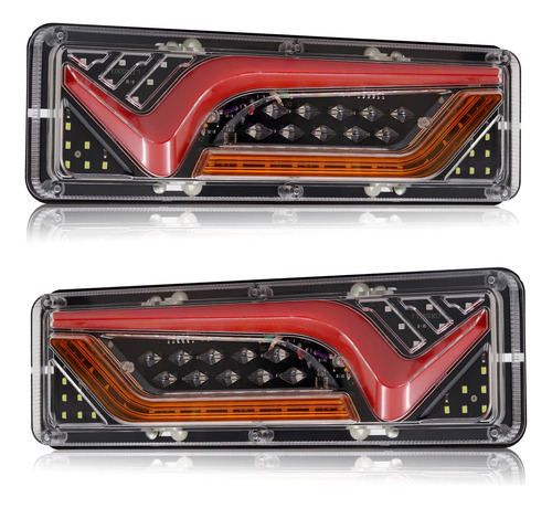 Nwpangu Iluminación Trasera Led Para Camión De 12 V 24 V, Lá