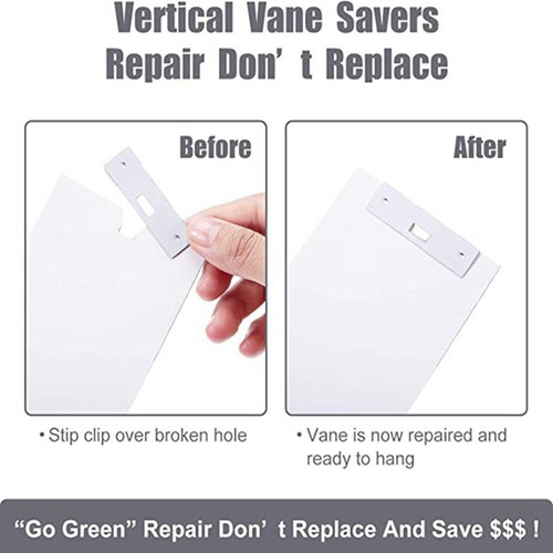 12 Piezas Vertical Vane Blind Slater Diy Reparación Clips