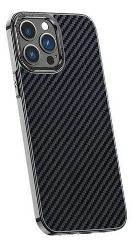 Funda Magnética De Fibra De Carbono Para iPhone 12 13 14