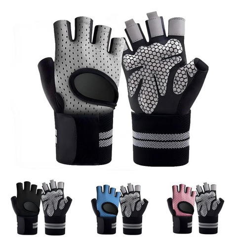 Guantes Para Gym Pesas Deportivos Muñequeras Mujer Y Hombre