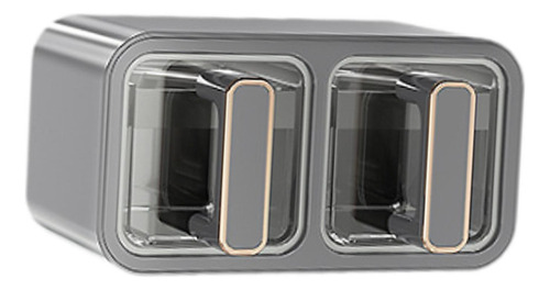 Conjunto De Rack De Recipiente De 2 Grade Cinza