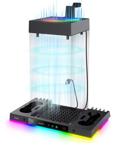 Enfriator Charger Base With Rgb Light For Xbox Series X