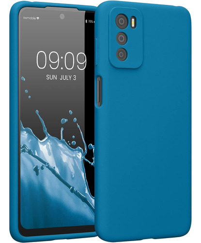 Funda Para Motorola Moto G42 Tpu Silicona - Azul