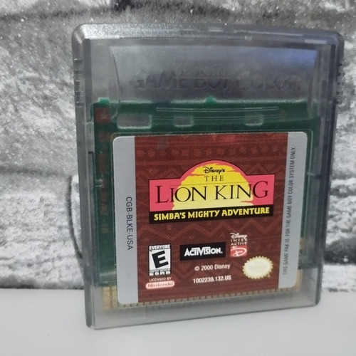 El Rey Leon Lion King Simba's Mighty Adventure Nintendo Gbc