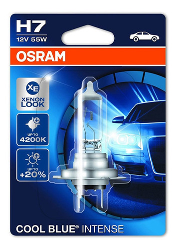 Lampara Osram Cool Blue Intense H7 55w X 1 Alemania Cuotas