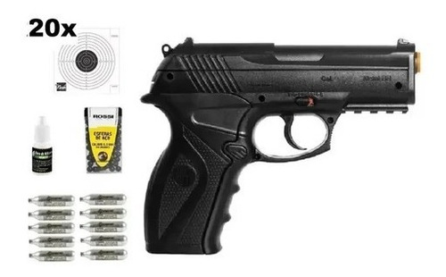 Imagem 1 de 5 de Pistola Airgun Rossi Co2 C11 6mm Não Tem Ponta Laranja