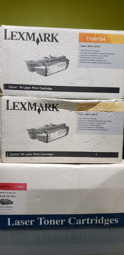 Toner Lexmark  Optra M410, M412  Paquete De 3   Remate