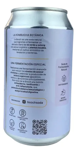 Kombucha De Suico, Coriandro Y Curcuma Booch Lata X 354 Ml