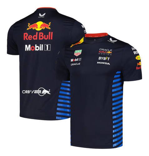 Camiseta Para Hombre Red Bull Racing Castore 2024 Set Up