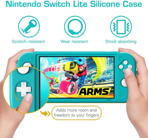Imagen 5 de 8 de Estuche Forro Nintendo Switch Lite