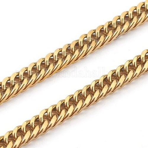 Cadena De Oro Laminado 18k Para Damas Y Caballeros