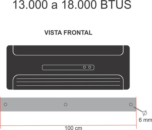 Imagem 8 de 8 de Defletor Acrílico Ar Condicionado 13000 A 18000 Btus
