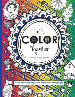 Libro Let's Color Together: A Combination Of Simple And M...