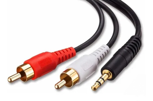 Cable De Audio Plug Stereo 3,5 A Dos Rca Auxiliar 
