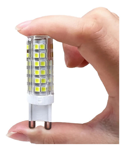 Lâmpada Halopim Led Branco Quente P/ Abajur Lustres G9 18w