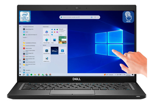Laptop Dell Latitude Táctil Core I7 7th 16gb Ram 256gb Ssd