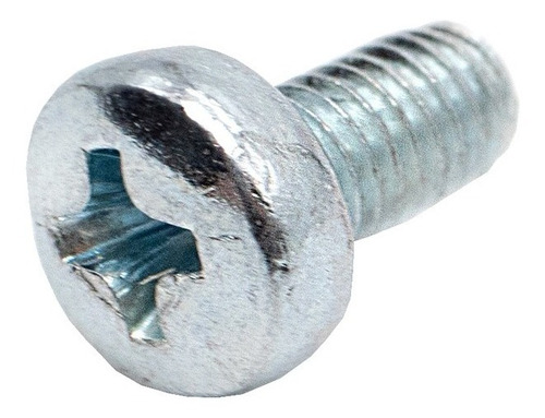 10 Pzas Tornillo Cruz Milimétrico M3 X 6 Mm Con Tuerca M3