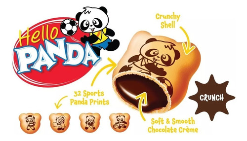 Galletas Chocolate Meiji Hello Panda Crunchy Shell