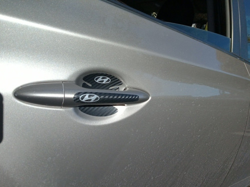 Imagen 1 de 3 de Protectores De Manijas Y Pestillos Para Hyundai Hb20 Kitx8 U