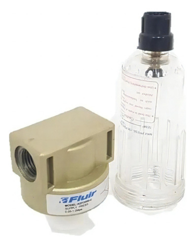 Filtro Ar Para Compressor Remover Agua E Óleo 1/4