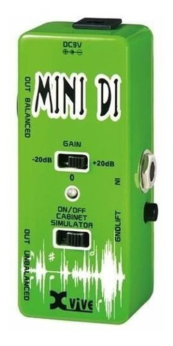 Pedal De Efecto Box Mini Di Xvive