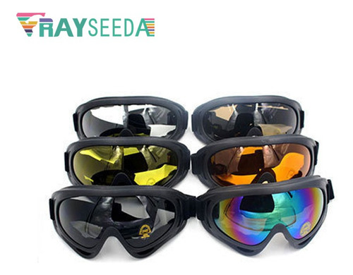 Gafas De Colores Con Lentes De Espejo Uv Para Moto, Snowboar