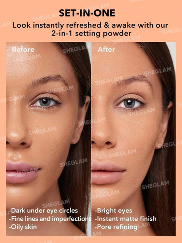 Sheglam Insta-ready Polvos Fijadores Rostro Y Ojos